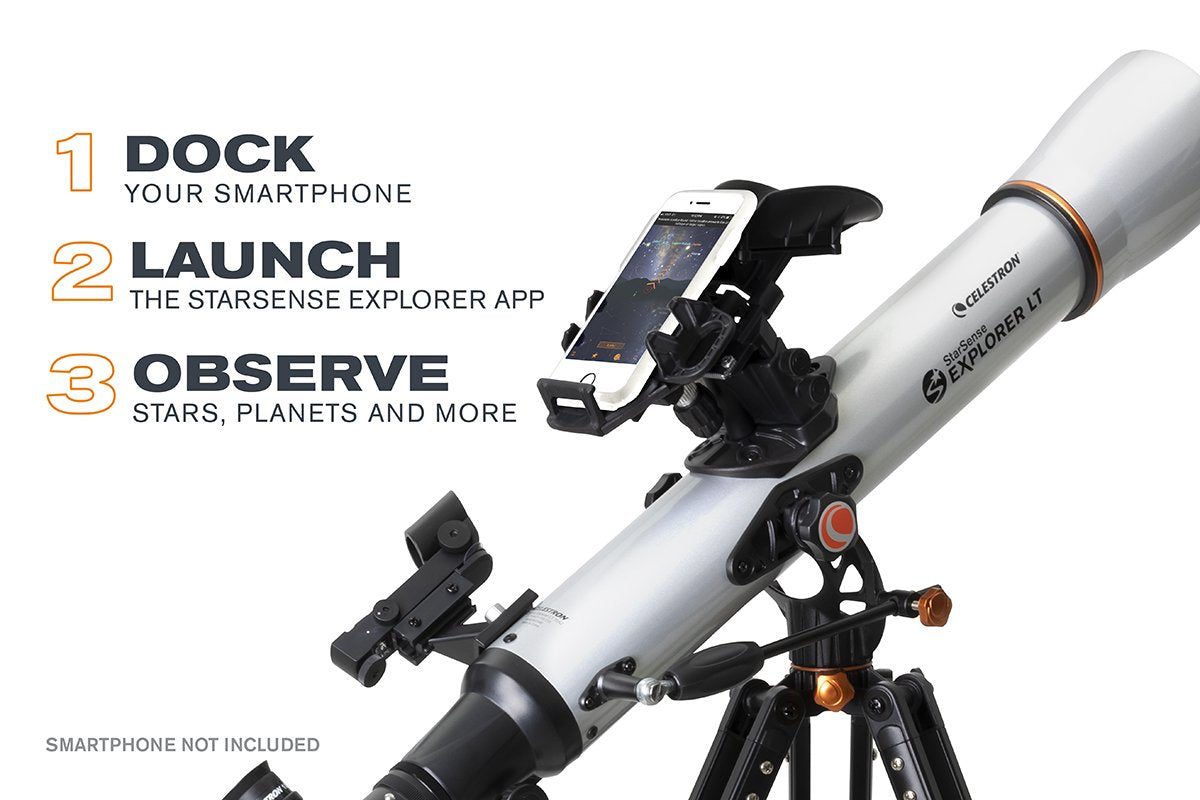 Celestron StarSense Explorer LT 70AZ Smartphone app-enabled refracto –  Telescopesnz