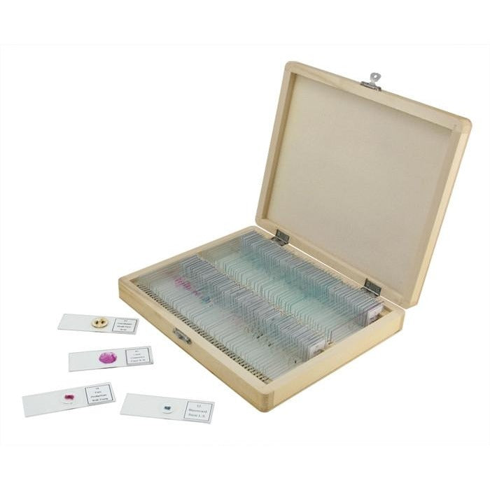 Celestron 100 Piece Prepared Microscope Slide Kit