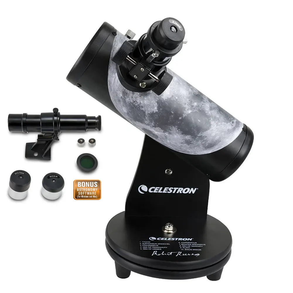 Celestron 76mm Mini Dobsonian telescope with accessories