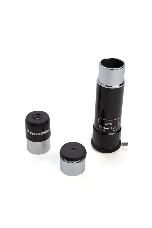 Eyepieces 4mm and 20mm and the 3x Barlow that comes with the Celestron PowerSeeker 60AZ Telescope 