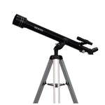 Black saxon 607 refractor telescope with tripod 
