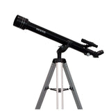 Black saxon 607 refractor telescope with tripod 