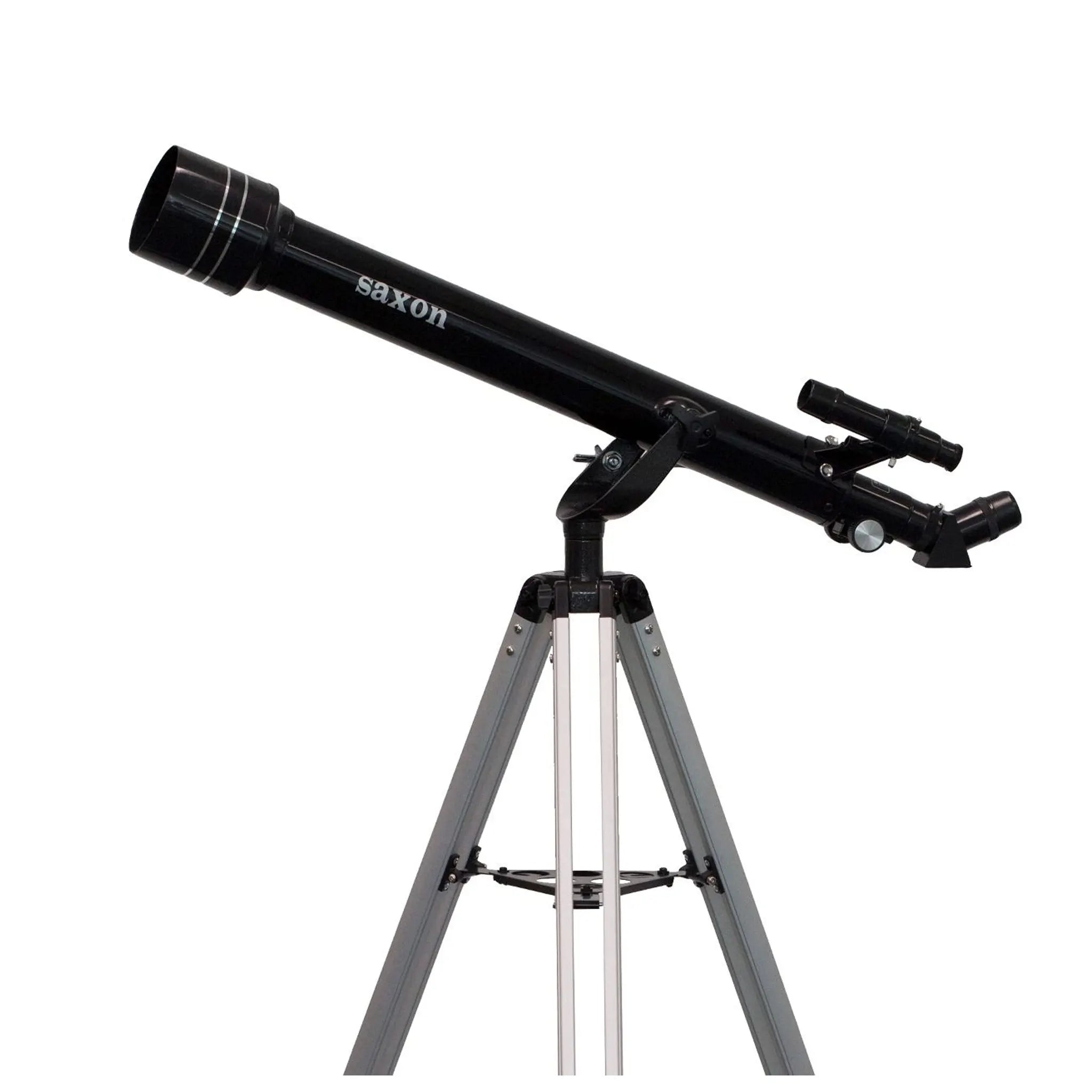 Black saxon 607 refractor telescope with tripod 