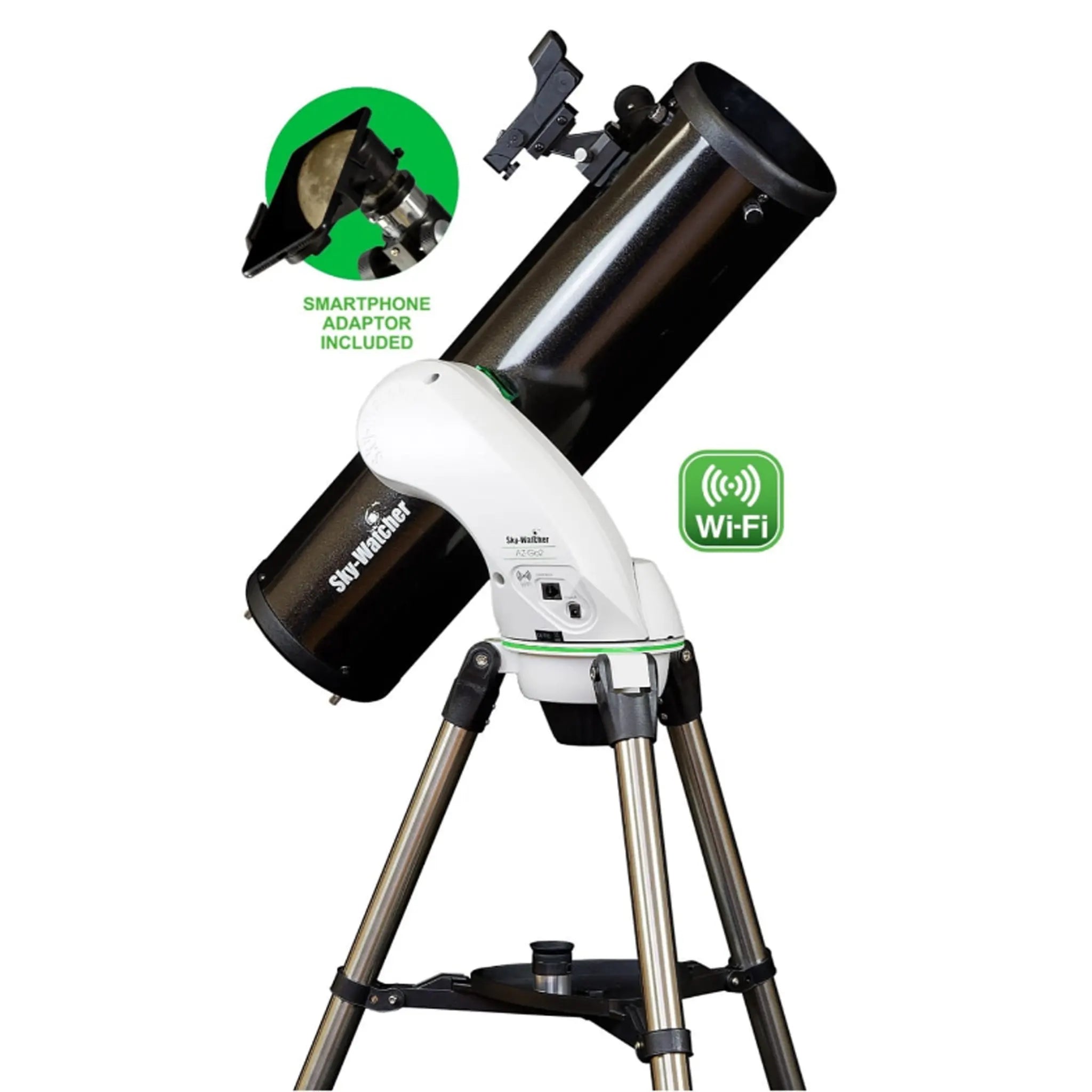 Sky-Watcher-130-650 -AZ-Go2-Explorer- Newtonian Reflector Telescope-with smart phone adapter & Wifi