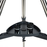 10mm & 20mm on the black tripod tray and steel tripod legs of the Celestron AstroMaster LT 70AZ Telescope