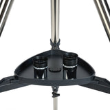 10mm & 20mm on the black tripod tray and steel tripod legs of the Celestron AstroMaster LT 70AZ Telescope