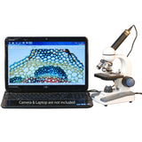 Amscope 40X–1000X Portable LED Monocular Microscope (M150C-EUL-3PL)