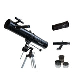 Black Saxon 1149 EQ Astronomy Reflector Telescope with eyepieces and finderscope