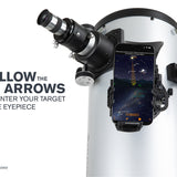 Celestron StarSense Explorer 8" Dobsonian Smartphone App-Enabled Telescope