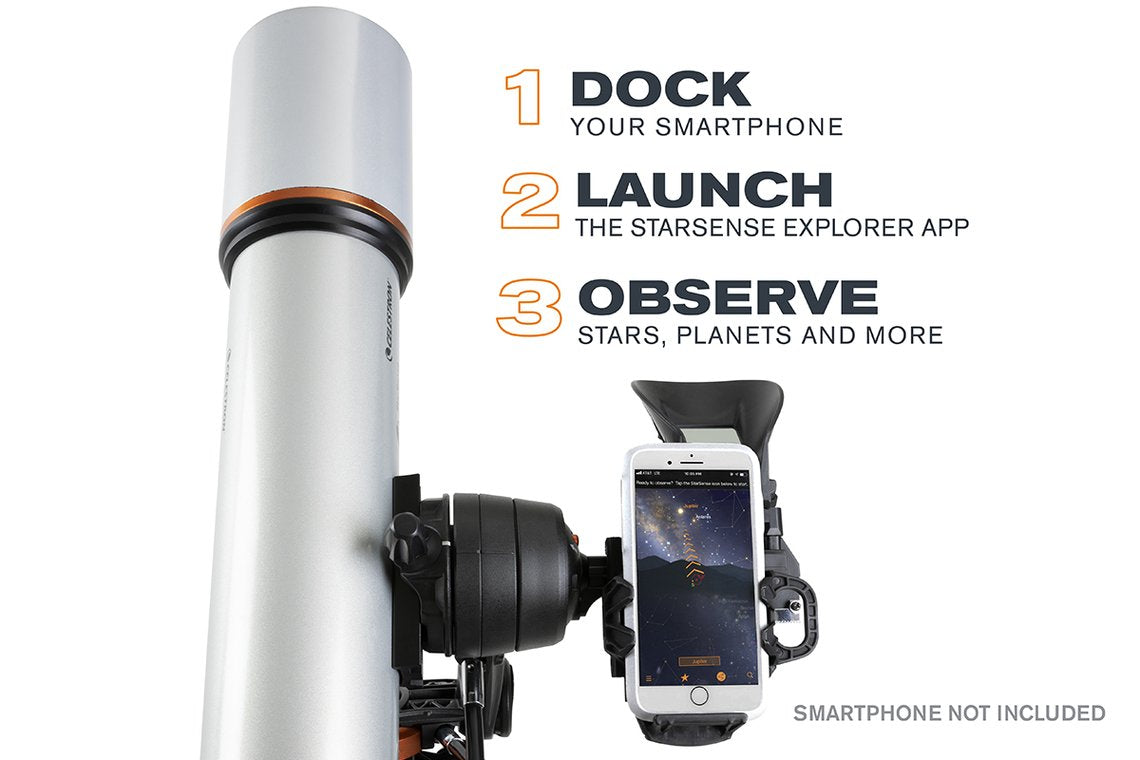 Telescope instructions for Celestron StarSense Explorer DX 102AZ - Smart phone app-enabled refractor telescope