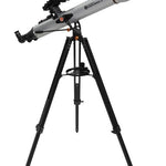 Full hieght black tripod with the Celestron StarSense Explorer LT 80AZ - Smartphone app-enabled refractor telescope