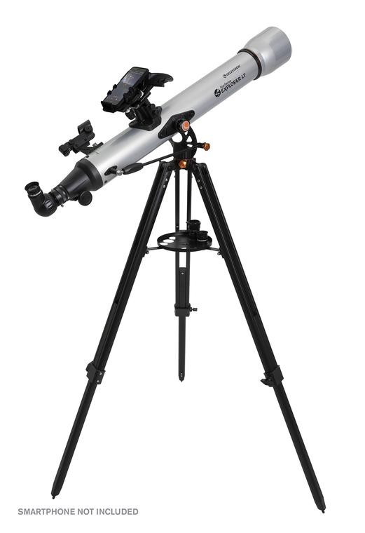 Full height Celestron StarSense Explorer LT 80AZ - Smartphone app-enabled refractor telescope