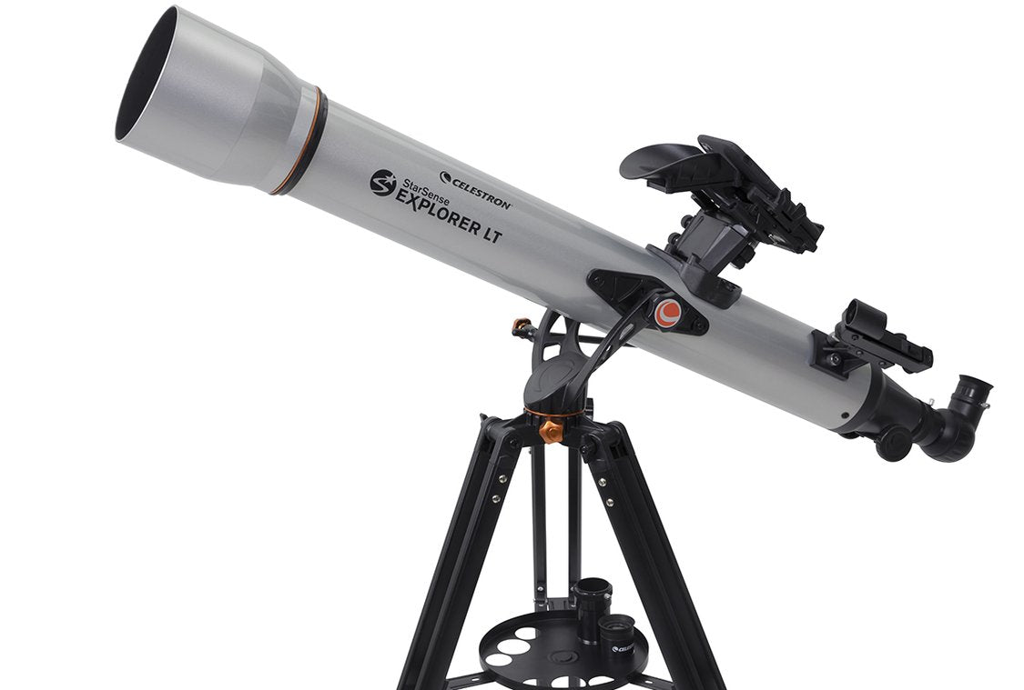left view of the Celestron StarSense Explorer LT 80AZ - Smartphone app-enabled refractor telescope