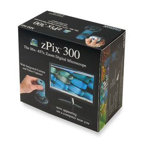 Carson zPix300 Zoom 86-457x USB digital microscope (mm940)