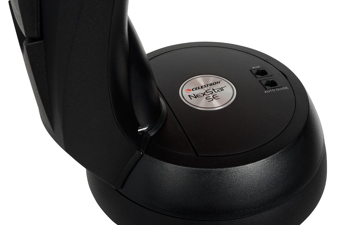 Close up of mount deatails of the Celestron Nexstar 8SE Computerised Telescope