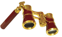 Load image into Gallery viewer, saxon 3x25 Opera Glasses with Handle (Red)