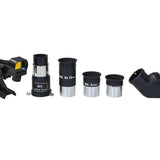 saxon 1026-AZ3 SC Refractor Telescope with Steel Tripod