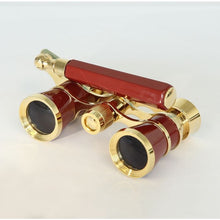 Load image into Gallery viewer, saxon 3x25 Opera Glasses with Handle (Red)