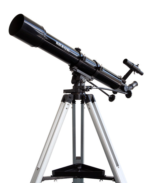 Balck saxon 909-AZ3 Refractor Telescope facing